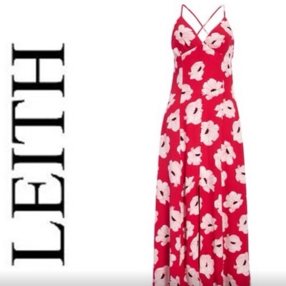 Leith Dresses | Leith Cami Floral Maxi Sundress | Color: Pink/Red | Size: XXS | Pm-29520182'S Closet